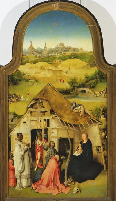 The Adoration of the Magi (detail) by Hieronymus Bosch